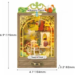 Robotime Rolife Sweet Forest DIY Dollhouse Box Theater DS026