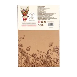 Robotime Rowood DIY Wooden Flower Red Rose 3D Wooden Puzzle TW042