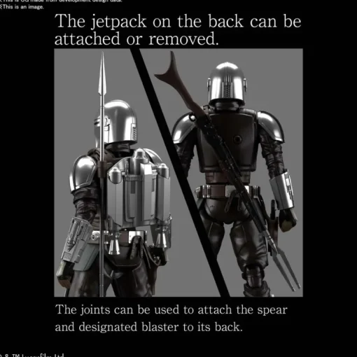 STAR WARS - 1/12 STAR WARS THE MANDALORIAN BESKAR ARMOR SILVER COATING VER.
