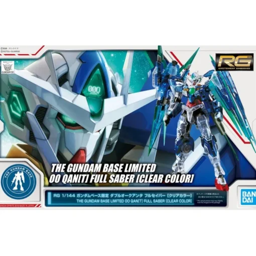 (THE GUNDAM BASE LIMITED) GUNDAM - RG 1/144 00 QAN [T] FULL SABER [CLEAR COLOR]