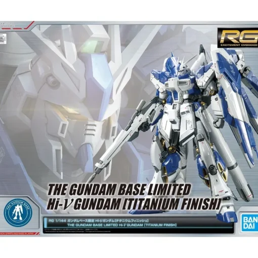 (THE GUNDAM BASE LIMITED) GUNDAM - RG 1/144 Hi-ν GUNDAM [TITANIUM FINISH]