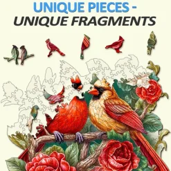 Woodbests - Beautiful Cardinal Wooden Jigsaw Puzzle (160-200pcs)