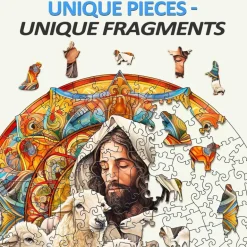 Woodbests - Jesus Shepherd Wooden Jigsaw Puzzle (160-200pcs)