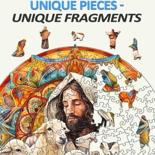 Woodbests - Jesus Shepherd Wooden Jigsaw Puzzle (160-200pcs)