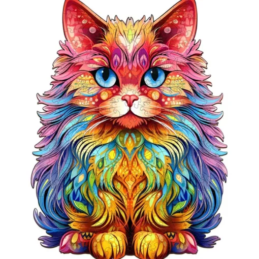 Woodbests - Persian Cat-3 Wooden Jigsaw Puzzle (160-200pcs)