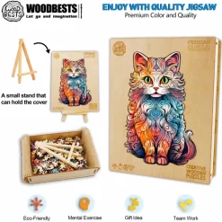 Woodbests - Persian Cat-2 Wooden Jigsaw Puzzle(250-300pcs)