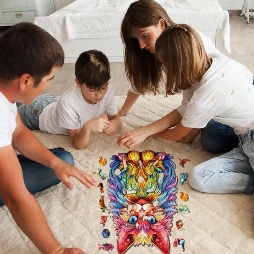 Woodbests - Persian Cat-3 Wooden Jigsaw Puzzle (160-200pcs)