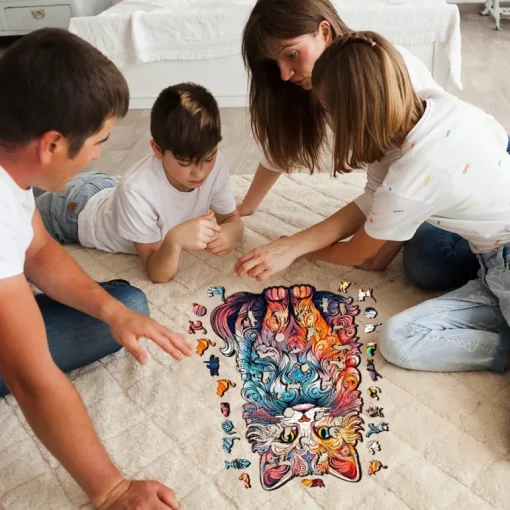 Woodbests - Persian Cat-2 Wooden Jigsaw Puzzle(250-300pcs)