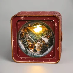 Woodbests - Snow Mountain Hut Kit - 3D Wooden Puzzle Night Light