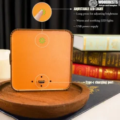 Woodbests - Snow Mountain Hut Kit - 3D Wooden Puzzle Night Light