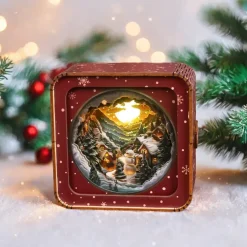 Woodbests - Snow Mountain Hut Kit - 3D Wooden Puzzle Night Light